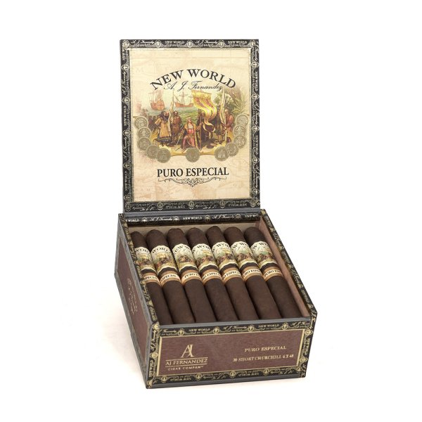 AJ Fernandez New World Puro Especial Short Churchill AJ费尔南德斯 新世界普罗特级短丘吉尔