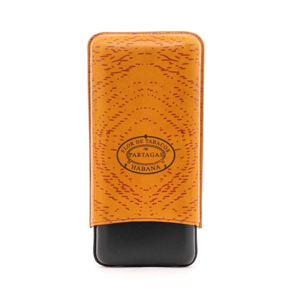 Partagás Cigars leather case for 3 (Orange & Black) 帕特加斯 皮革雪茄套 3支裝 (橙&黑)