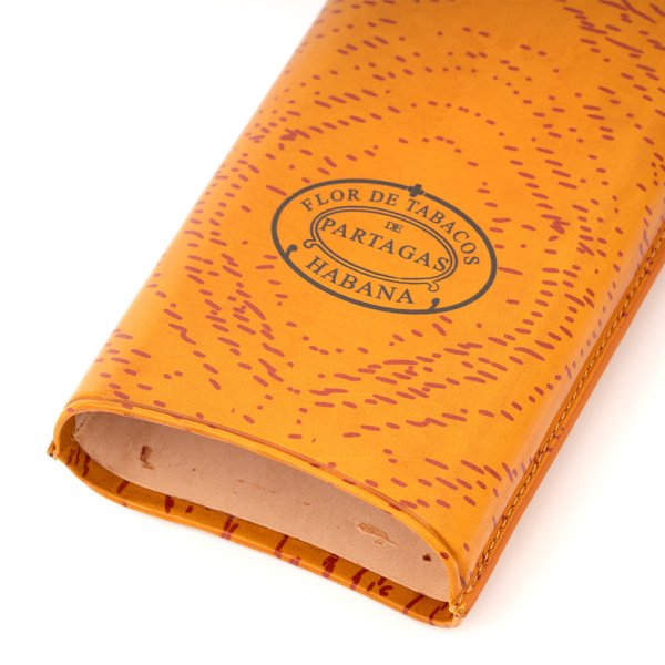 Partagás Cigars leather case for 3 (Orange & Black) 帕特加斯 皮革雪茄套 3支裝 (橙&黑)