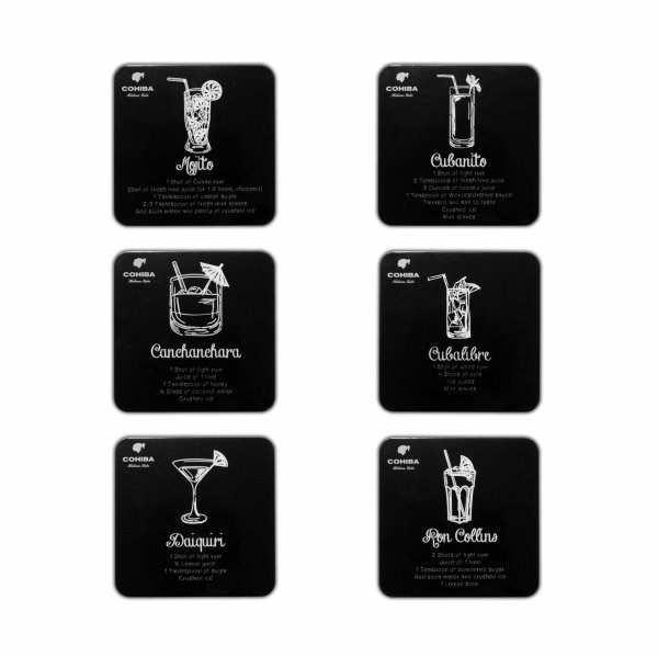 Cohiba Coasters. Set Of 6 高希霸 杯墊套裝（6件裝）
