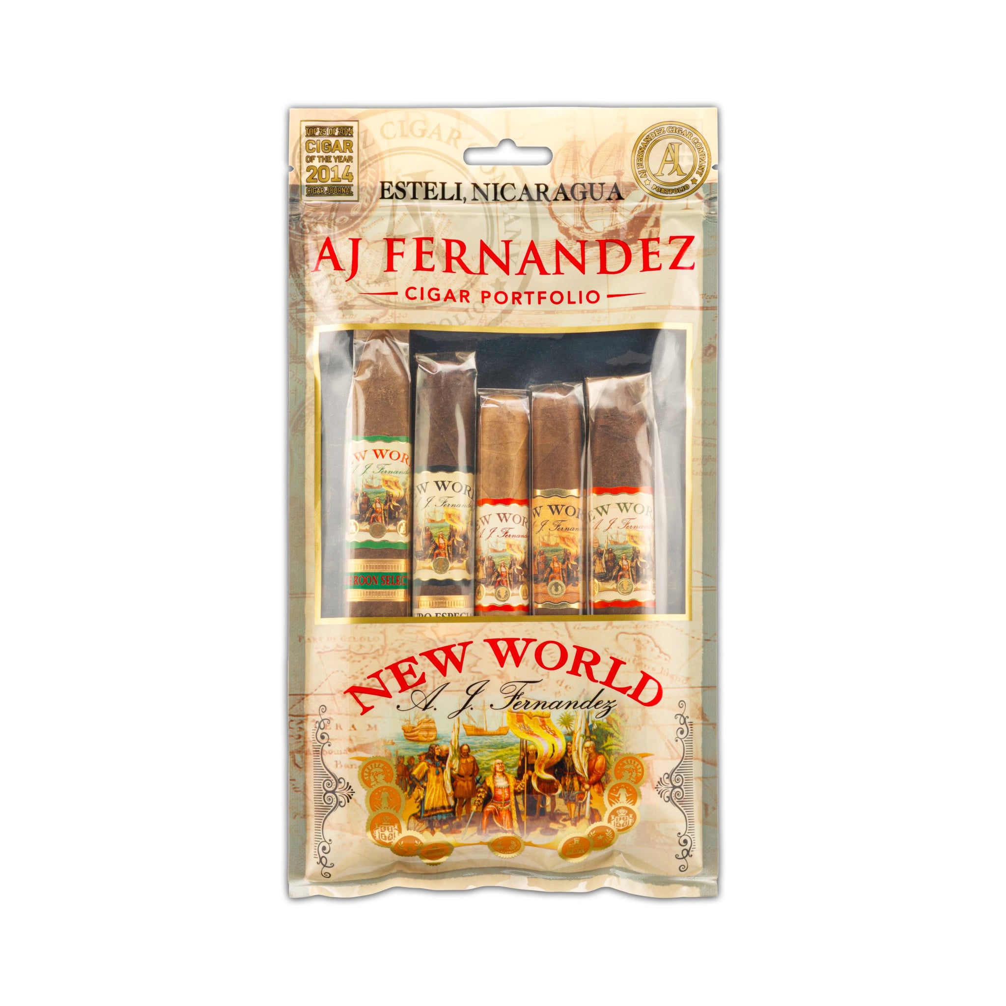 AJ Fernandez New World Sampler AJ费尔南德斯 新世界 金色 体验组合装