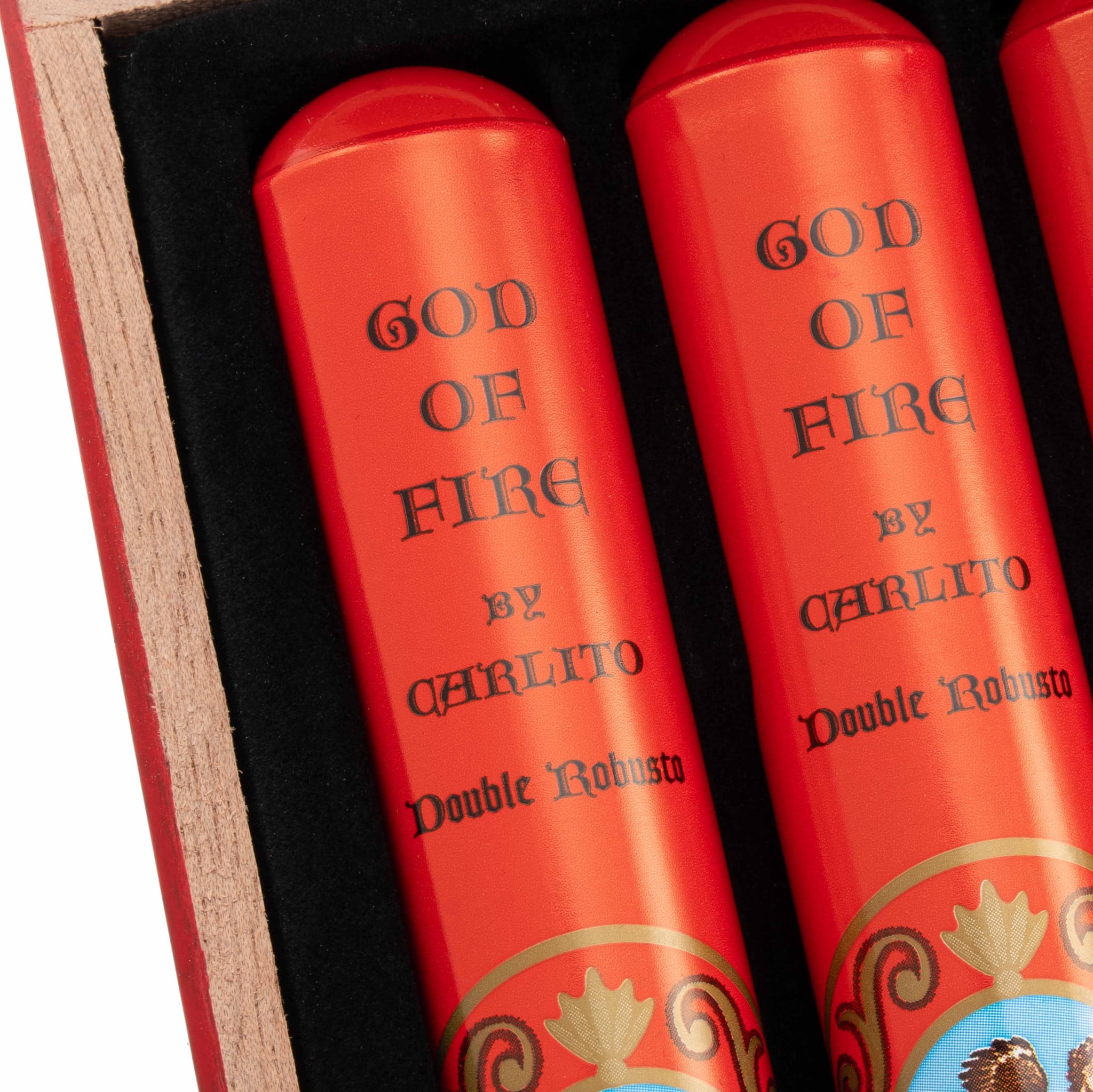 God of Fire by Carlito Double Robusto Tubos (2024) 火神 卡利托 雙羅伯圖 鋁管 (2024)