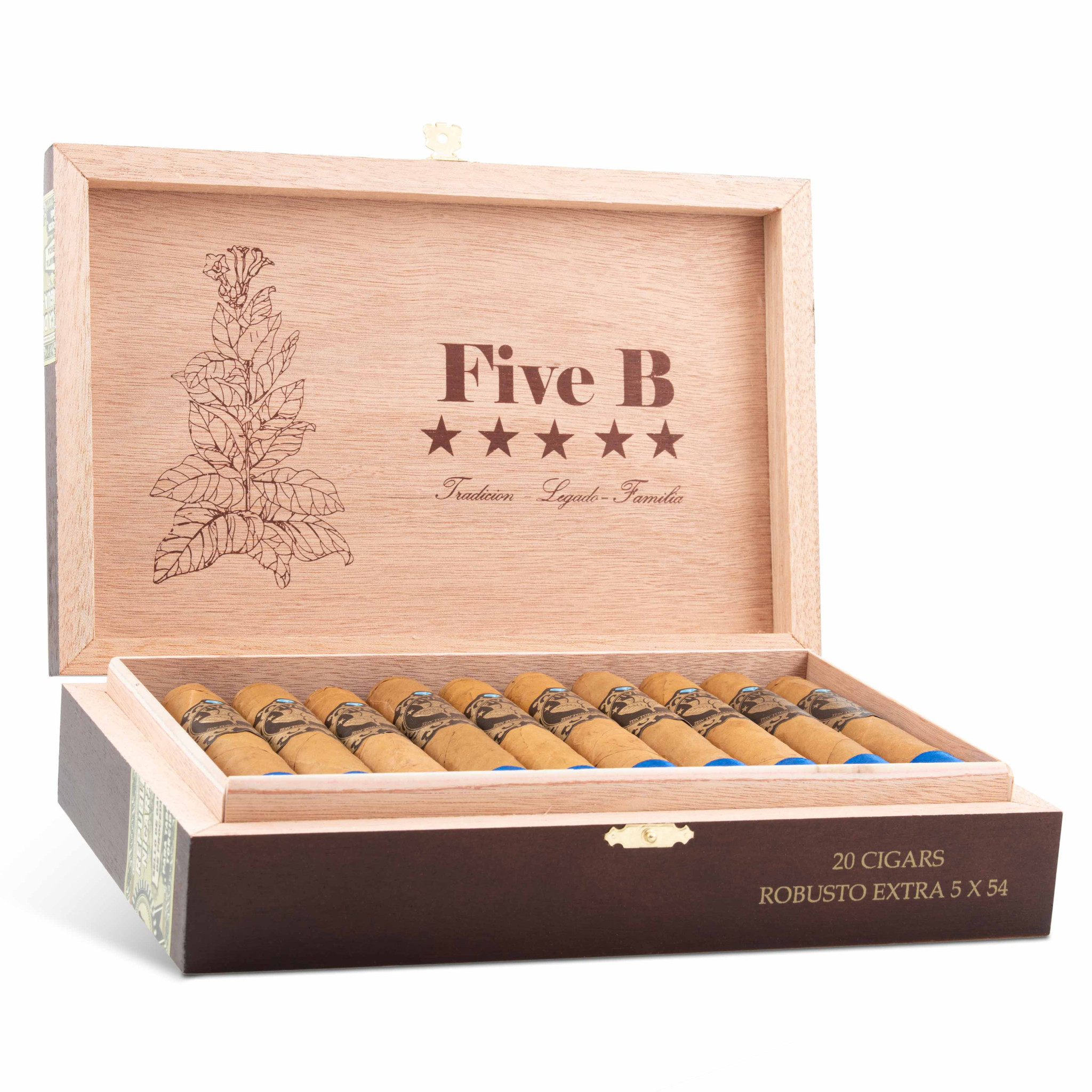 Torres de Nicaragua Five B Robusto Extra 托樂尼加 5B 特級羅伯圖