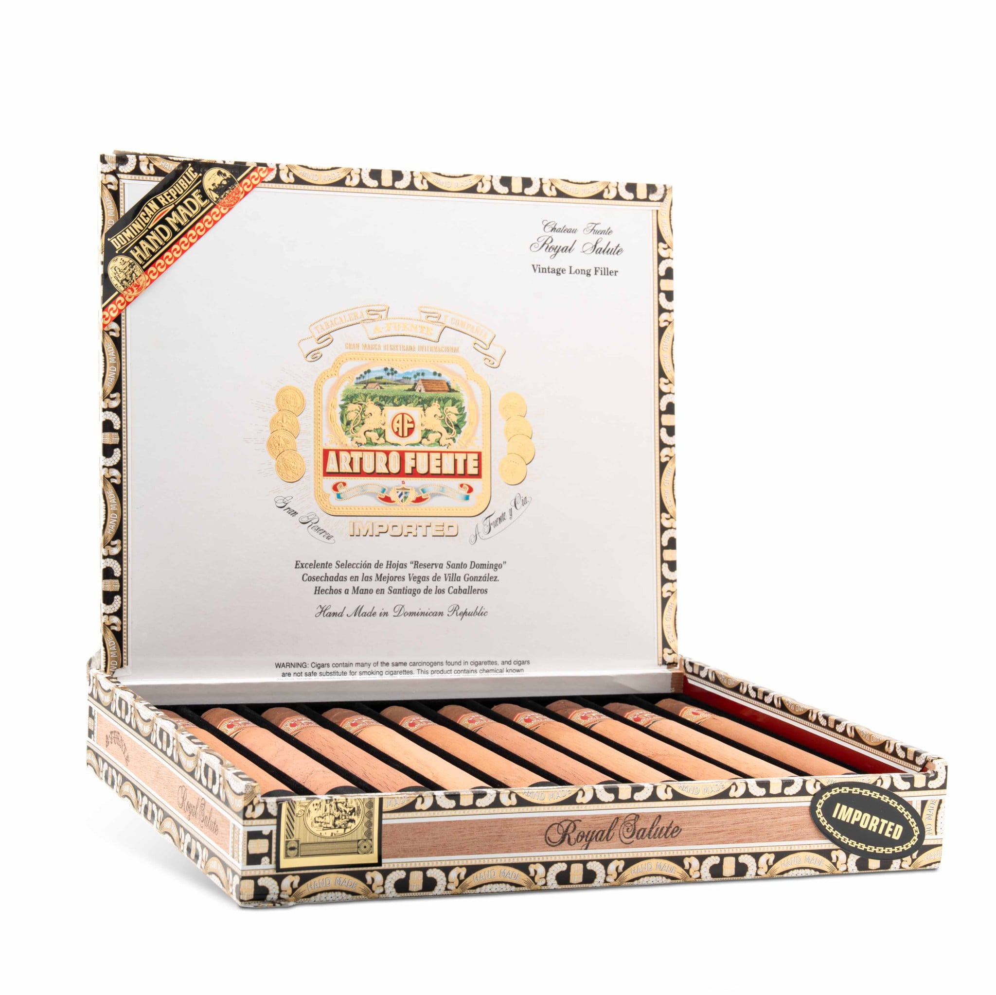 Arturo Fuente Chateau Fuente Royal Salute Sun Grown 阿图罗·富恩特 富恩特庄园 皇家礼炮 日晒