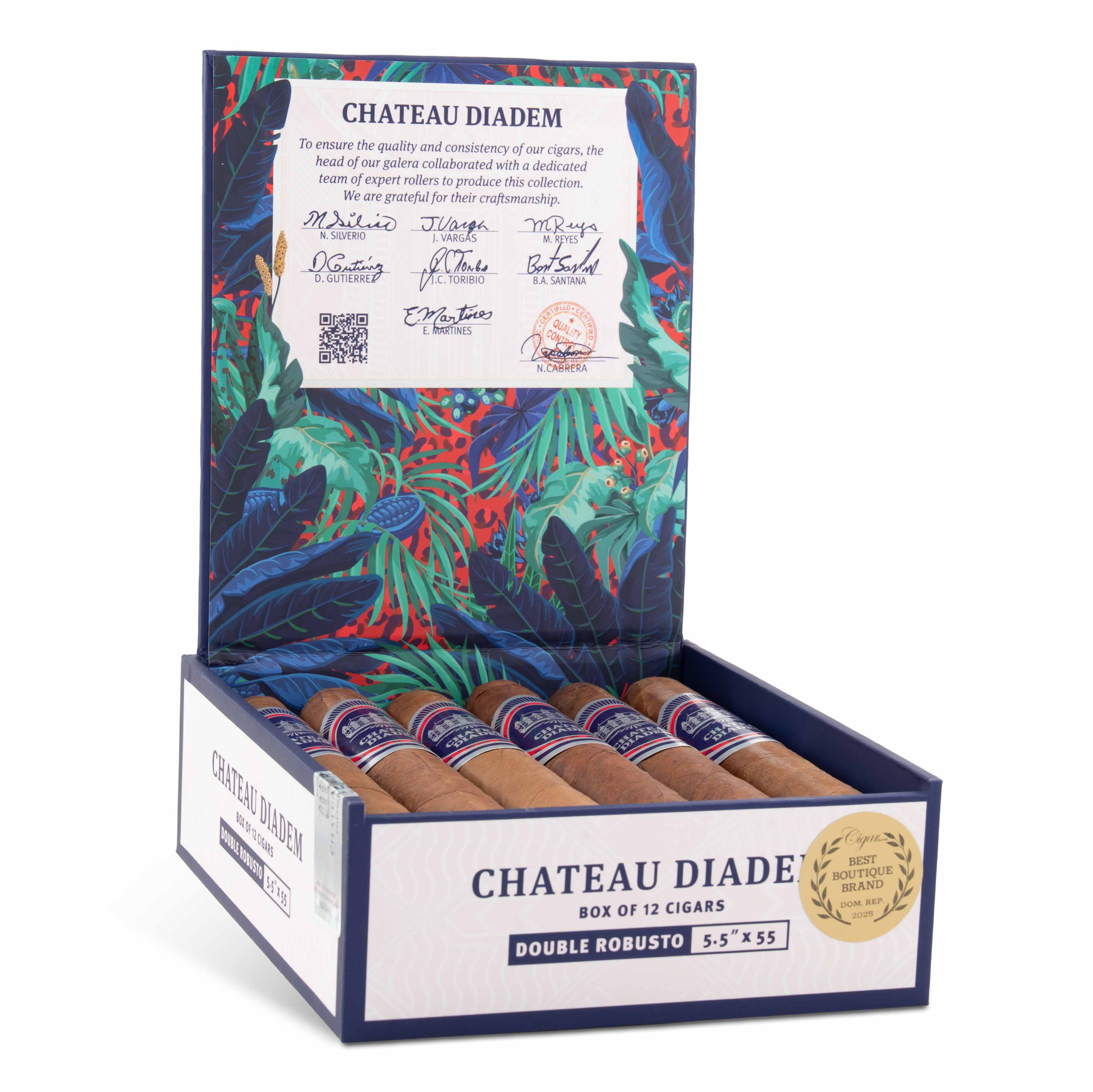 Chateau Diadem Conviction Double Robusto 帝王城堡 信念 雙羅伯圖