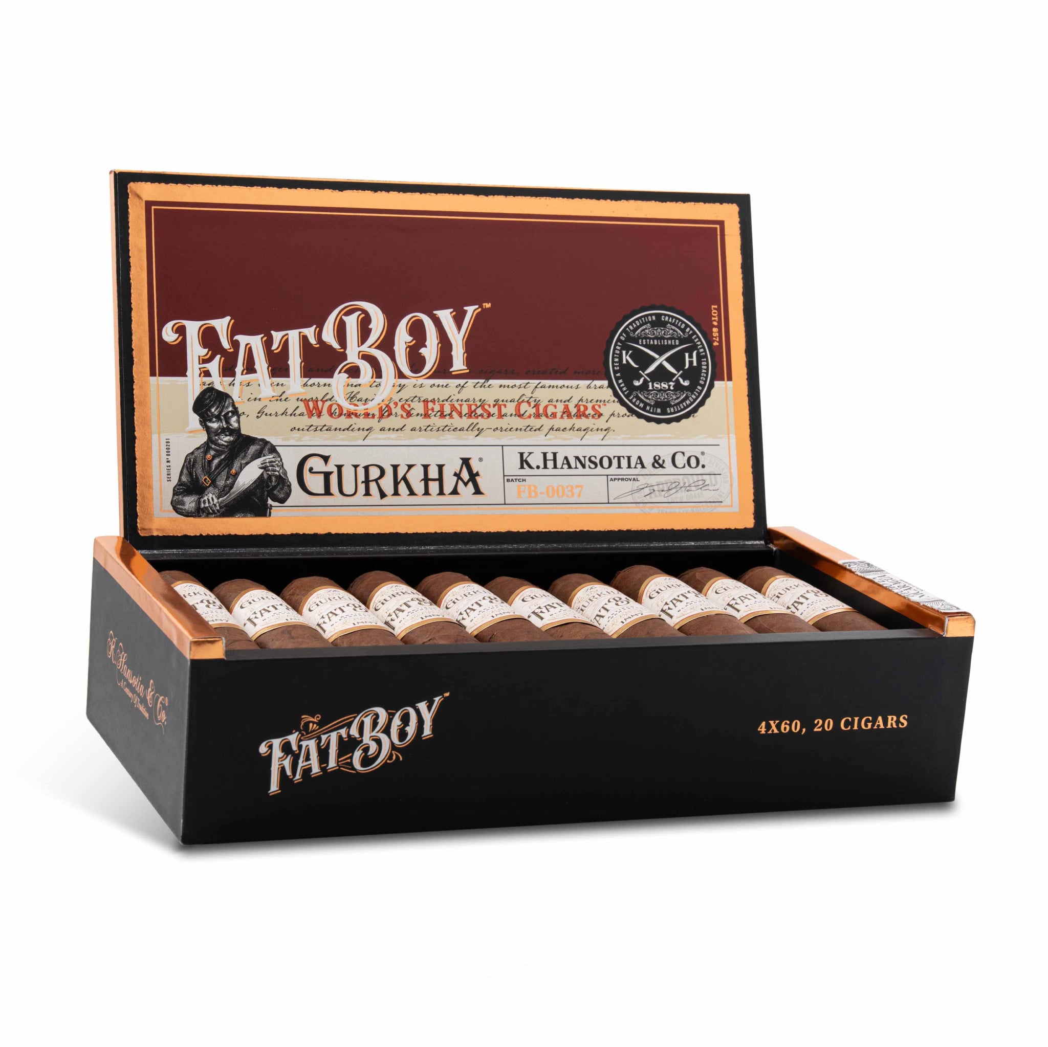 Gurkha Fatboy 4 X 60 Robusto 廓爾喀 胖男孩 小羅伯圖