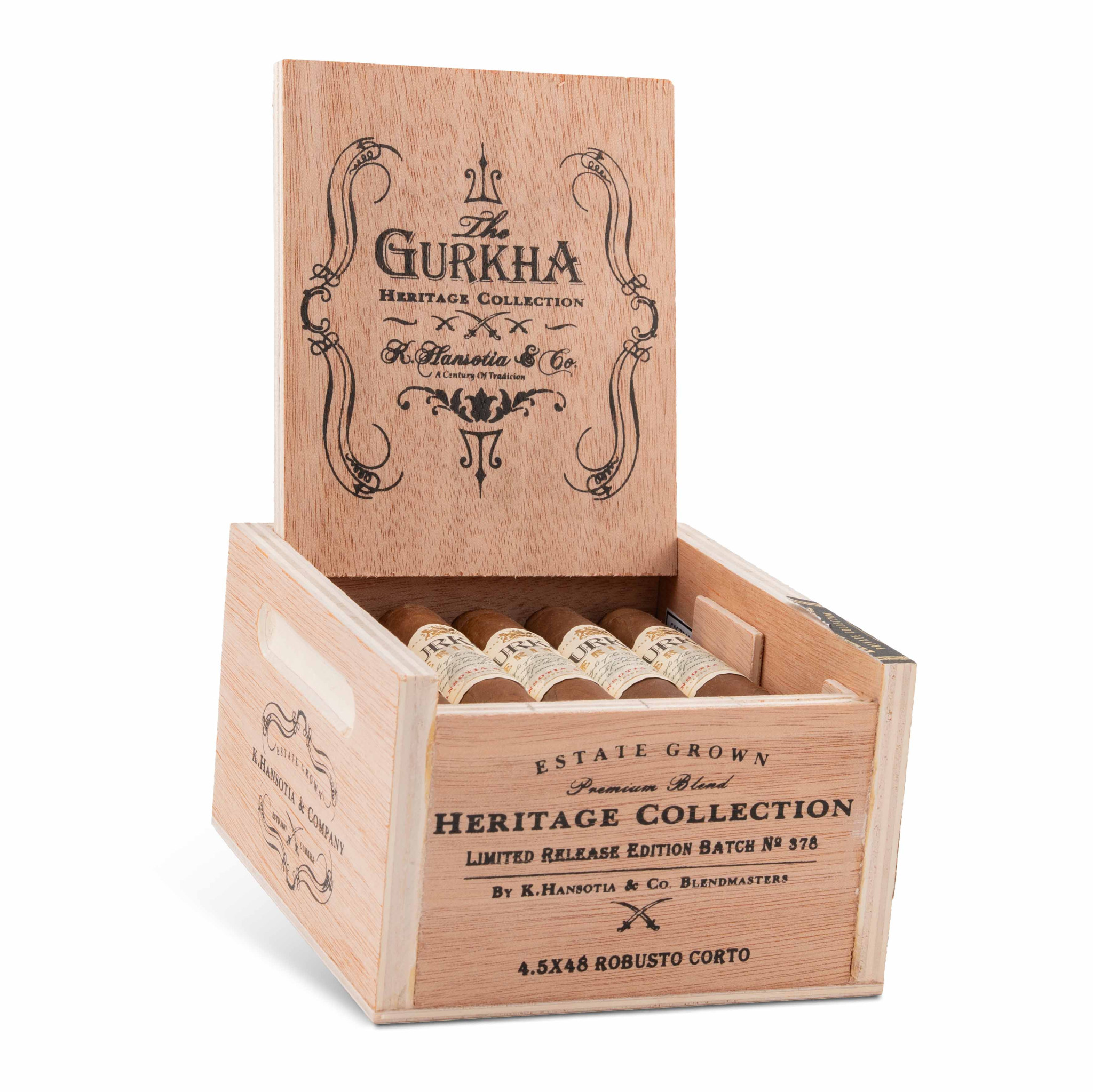 Gurkha Heritage Natural Robusto Corto 廓尔喀 传承 天然 短罗伯图
