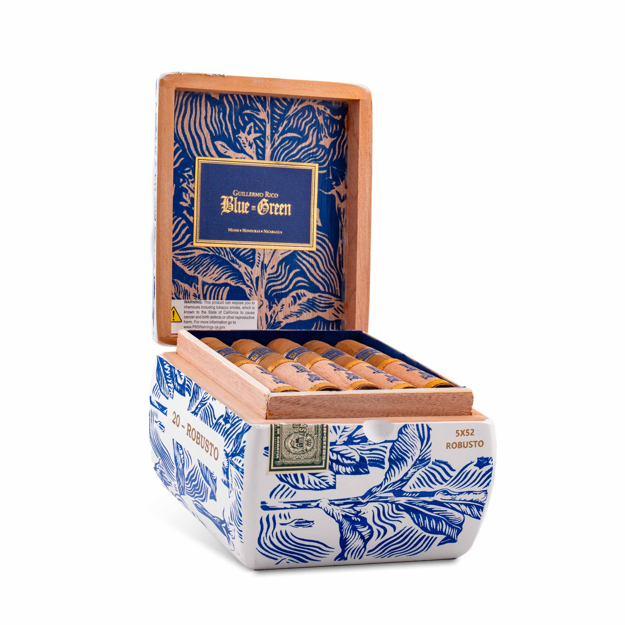 GHH Guillermo Rico Blue in Green Robusto GHH 吉列爾莫·里科 綠中藍 羅伯圖