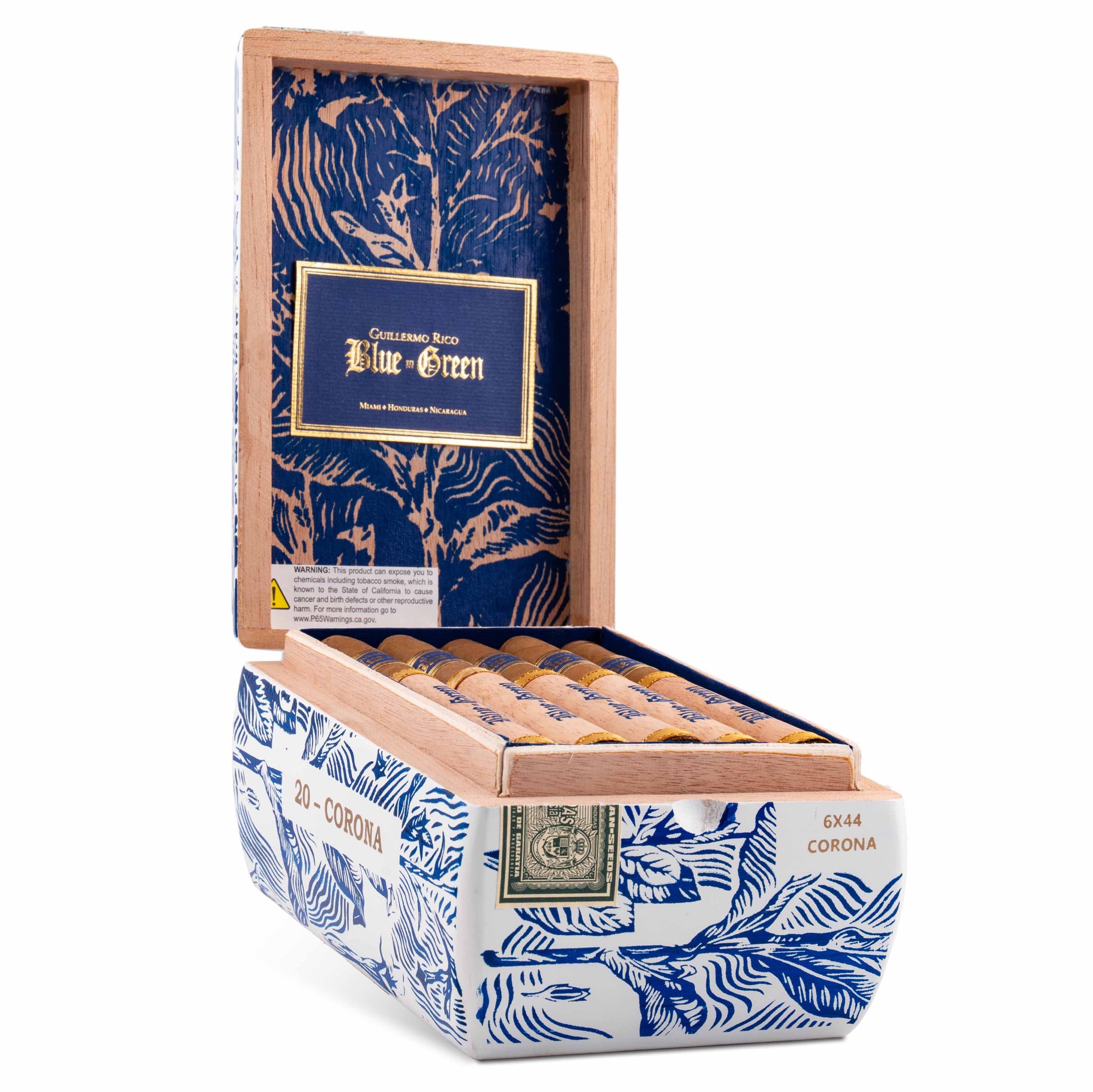 GHH Guillermo Rico Blue in Green Gran Corona GHH 吉列爾莫·里科 綠中藍 大高朗拿
