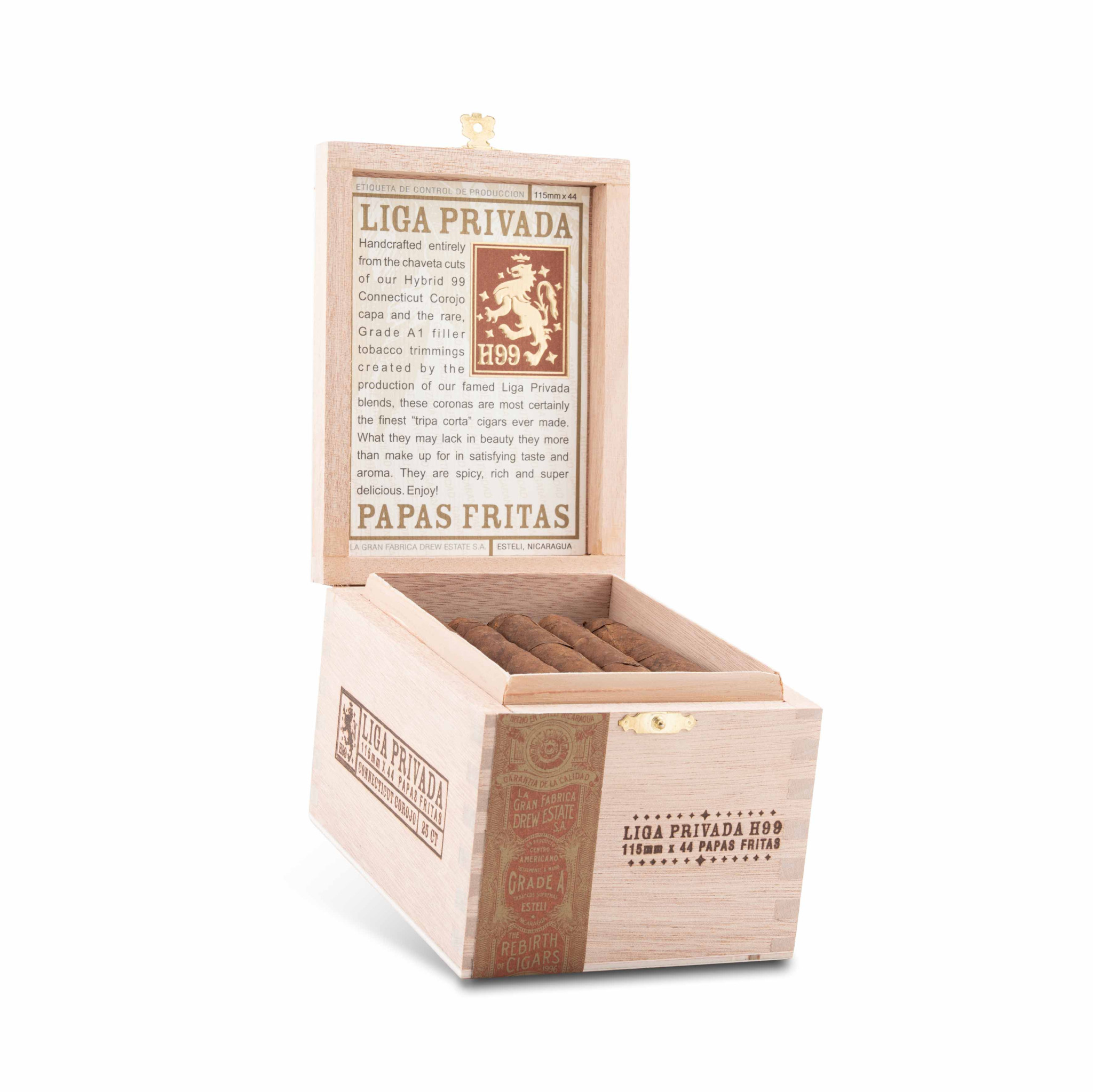 Drew Estate Liga Privada H99 Papas Fritas 德鲁庄园 私人联盟 H99 炸薯条